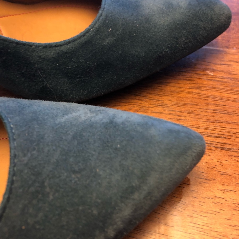Blue suede stilettos - Picture 5 of 5